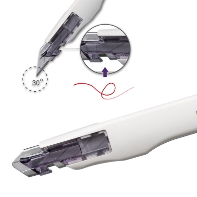 Cutter de precizie SDI, Ingenuity, 9mm, alb - BNB