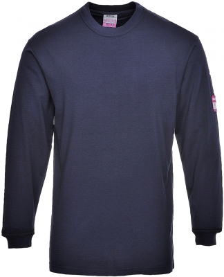 Tricou cu maneca lunga ignifug si antistatic, Navy, Portwest
