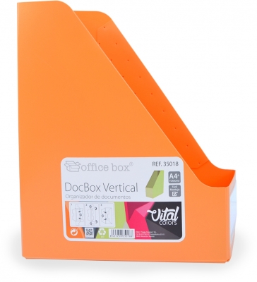 Suport vertical Office box, Vital Colors, PVC, pliabil 10mm, culori asortate