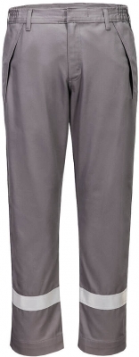 Pantaloni de protectie FR rezistenta chimica, gri, Portwest