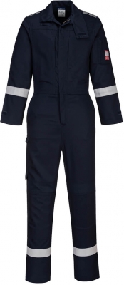 Combinezon cu panouri Stretch usor, navy, regular, Bizflame Plus, Portwest