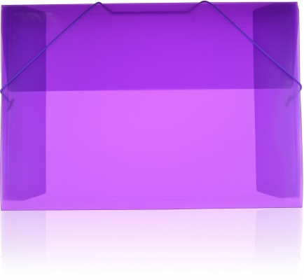 Mapa plastic Office box, A3+, prindere cu elastic, culori asortate