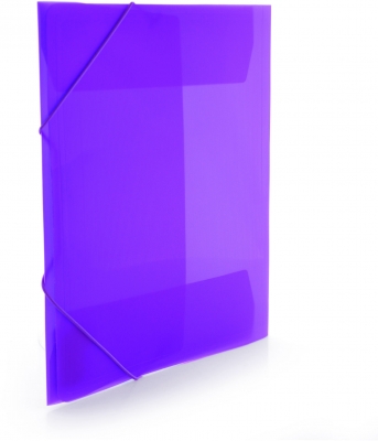 Mapa plastic Office box, A4+, prindere cu elastic, culori asortate