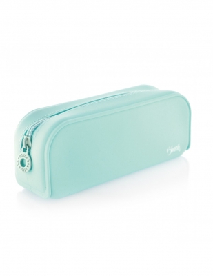 Penar tip etui dreptunghiular Office box, Blush,  silicon, diverse culori pastel