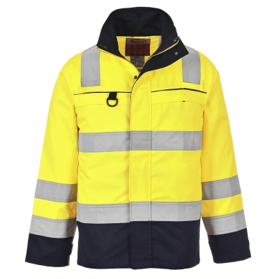 Jacheta Hi-ViS Multi-Norm, galben/navy, regular, Bizflame Work HV, Portwest