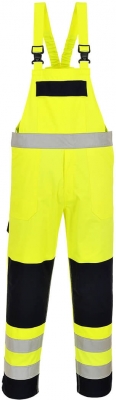 Salopeta Hi-Vis Multi-Norm, galben/navy, regular, Bizflame Work HV, Portwest