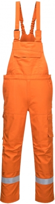 Pantaloni cu pieptar Bizflame Ultra, portocaliu, regular, Portwest