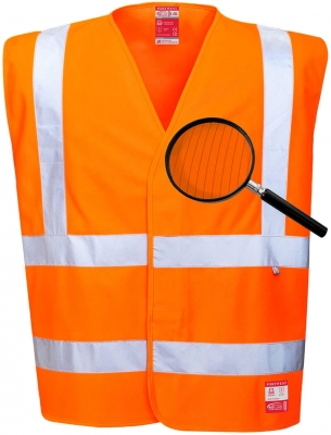 Vesta antistatica si ignifuga Hi-Vis, portocaliu, regular, Bizflame, Portwest