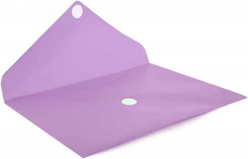 Mapa plastic Office box A4+, prindere tip arici, in V, culori pastel asortate
