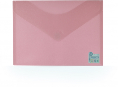 Mapa plastic Office box A4+, prindere tip arici, in V, culori pastel asortate