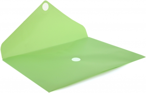 Mapa plastic Office box A4+, prindere tip arici, in V, culori pastel asortate