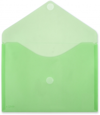 Mapa plastic Office box A4+, prindere tip arici, in V, verde