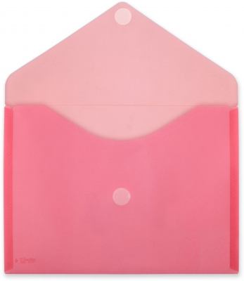 Mapa plastic Office box A4+, prindere tip arici, in V, rosu