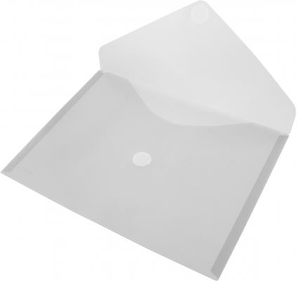 Mapa plastic Office box A4+, prindere tip arici, in V, transparent