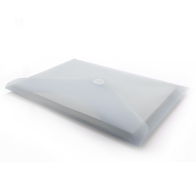 Mapa plastic Office box A4+, prindere tip arici, in V, transparent