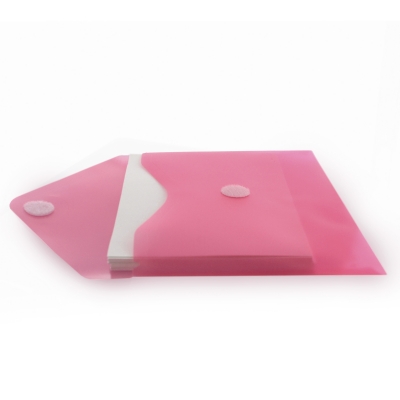 Mapa plastic Office box A5, prindere tip arici, in V, rosu