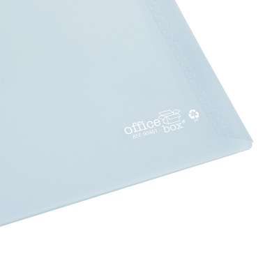 Mapa plastic Office box A5, prindere tip arici, in V, transparent