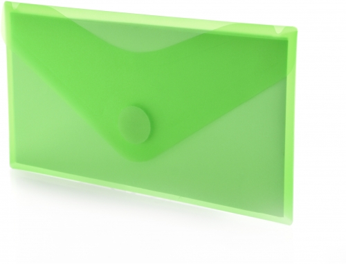 Plic Dl plastic Office box, prindere tip arici, in V, verde