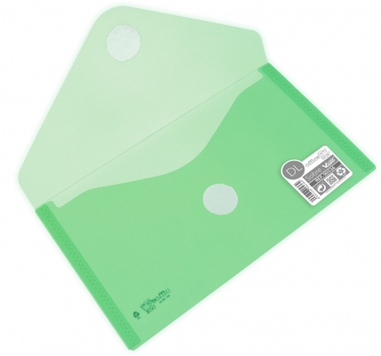 Plic Dl plastic Office box, prindere tip arici, in V, verde
