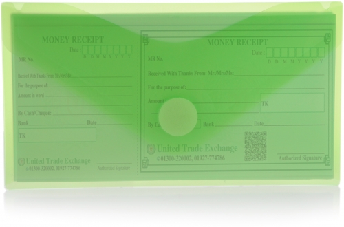 Plic Dl plastic Office box, prindere tip arici, in V, verde