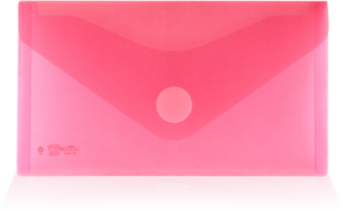 Plic Dl plastic Office box, prindere tip arici, in V, rosu