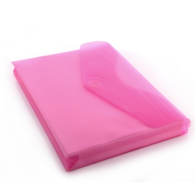 Mapa Office box A4+, din plastic, 30 mm, in V, rosu