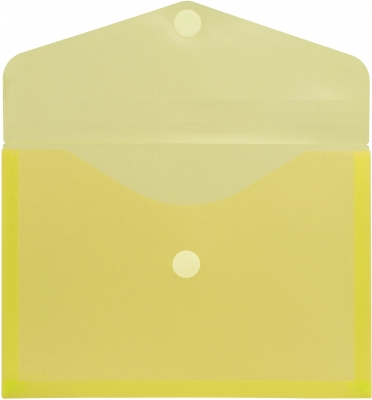 Mapa Office box A4+, din plastic, 30 mm, in V, galben