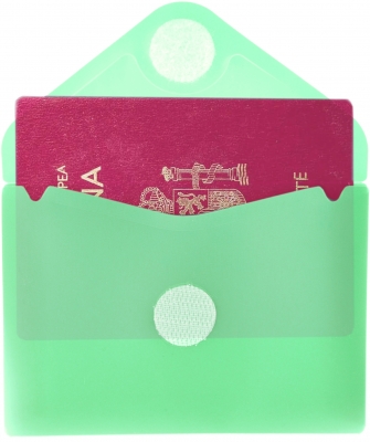 Plic plastic Office box, A6, prindere tip arici, tip V, culori asortate pastel
