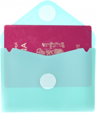 Plic plastic Office box, A6, prindere tip arici, tip V, culori asortate pastel