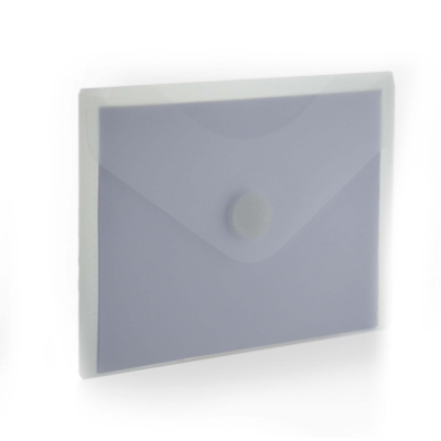 Plic plastic Office box, A6, prindere tip arici, tip V, transparent