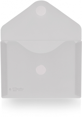 Plic plastic Office box, A6, prindere tip arici, tip V, transparent