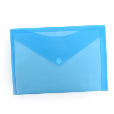 Mapa plastic Office box, A3+ prindere tip arici, in V, albastru
