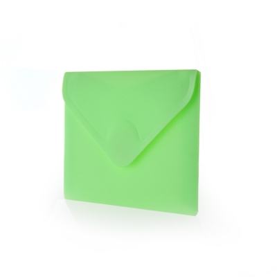 Plic plastic Office box, A7, prindere tip arici, tip V, culori asortate pastel