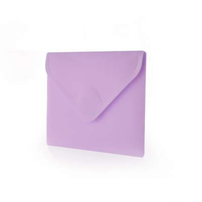 Plic plastic Office box, A7, prindere tip arici, tip V, culori asortate pastel