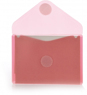 Plic plastic Office box, A7, prindere tip arici, tip V, rosu