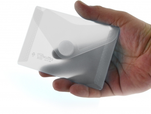 Plic plastic Office box, A7, prindere tip arici, tip V, transparent