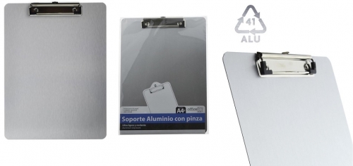 Clipboard standard Office box, A4, aluminiu