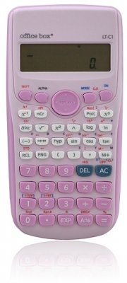 Calculator stiintific Office box, LT-C, multifunctional, roz, 12 cifre
