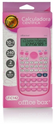Calculator stiintific Office box, LT-C, multifunctional, roz, 12 cifre