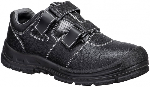 Pantofi de protectie cu bombeu metalic S1P ESD SR FO Portwest, negru