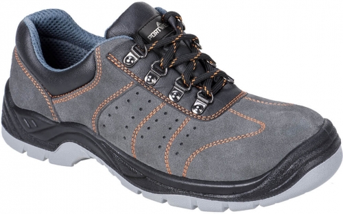 Pantofi de protectie perforati Trainer Portwest, gri