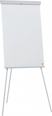 Flipchart Essentials, otel lacuit, trepied, magnetic, alb, NOBO