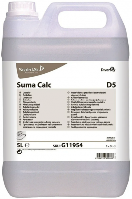 Detergent detartrant pentru bucatarie, D5 Suma Calc, 5 L, Diversey