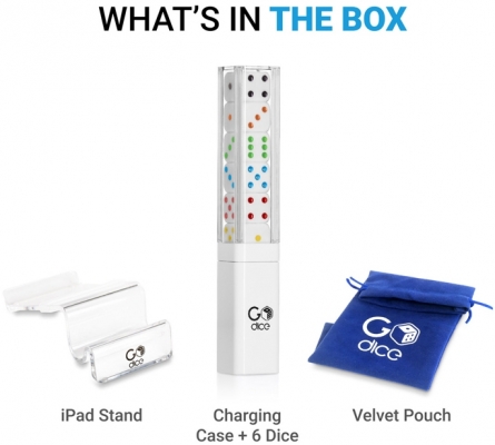 Set Zaruri GoDice, 6 bucati/set, Pachet complet