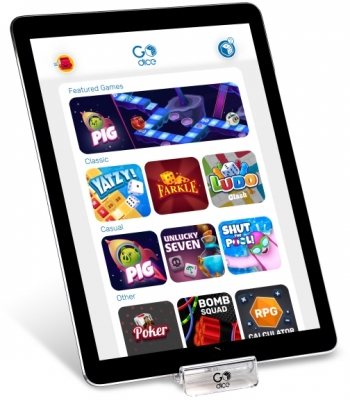 Set Zaruri GoDice, 6 bucati/set, Pachet complet