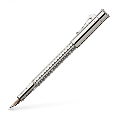 Stilou Classic Platinum, penita F, Graf Von Faber-Castell