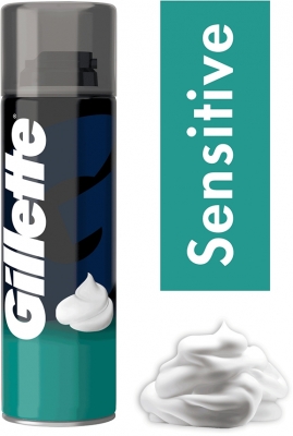 Spuma de ras Classic, piele sensibila, 200 ml Gillette