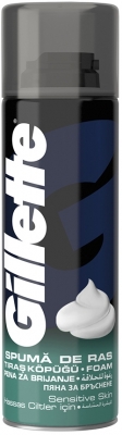 Spuma de ras Classic, piele sensibila, 200 ml Gillette