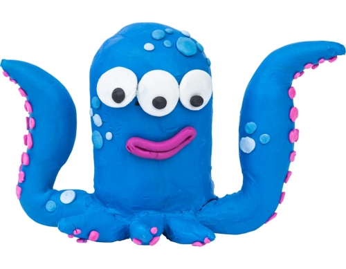 Plastilina scolara, 10 culori, Happy Color
