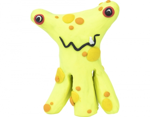 Plastilina scolara, 10 culori, Happy Color